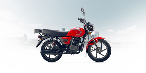 عکس موتورسیکلت کی وی مدل CITY150 به زنگ قرمز